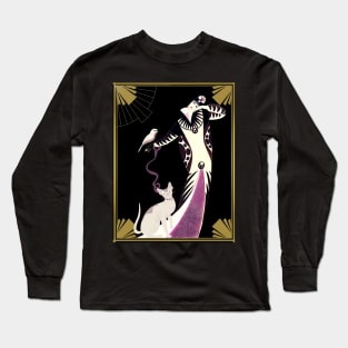 Reinterpreted vintage Fashion Glamourous Lady Long Sleeve T-Shirt